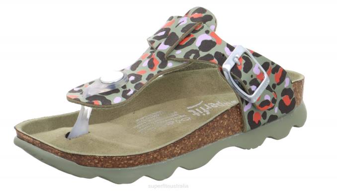 superfit_green_multicoloured_toddlers_jellies_slipper_with_buckle_z6z8583.jpg Superfit Green/Multicoloured Toddlers JELLIES - Slipper with Buckle Z6Z8583 - Image 1