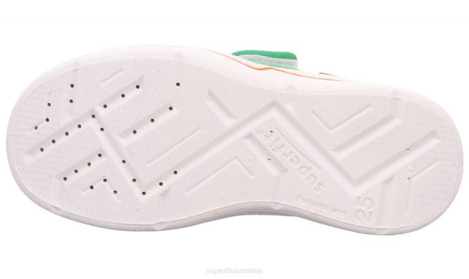 Superfit Green/Orange Babies BENNY - Slipper with Velcro Fastener Z6Z866 - Image 6