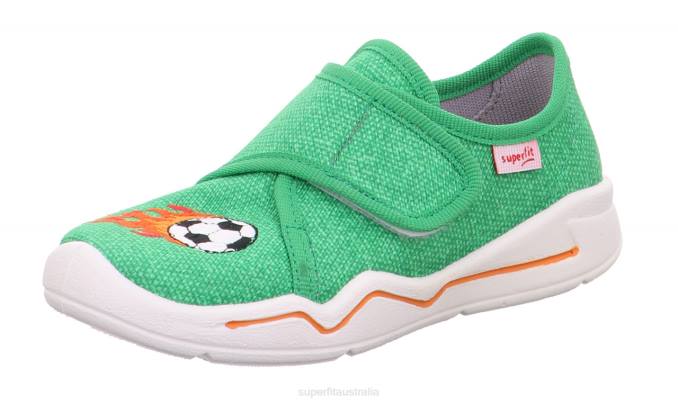 superfit_green_orange_babies_benny_slipper_with_velcro_fastener_z6z866.jpg Superfit Green/Orange Babies BENNY - Slipper with Velcro Fastener Z6Z866 - Image 1
