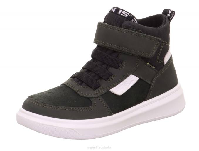 superfit_green_toddlers_cosmo_sneakers_high_with_velcro_fastener_z6z8857.jpg Superfit Green Toddlers COSMO - Sneakers high with Velcro Fastener Z6Z8857 - Image 1