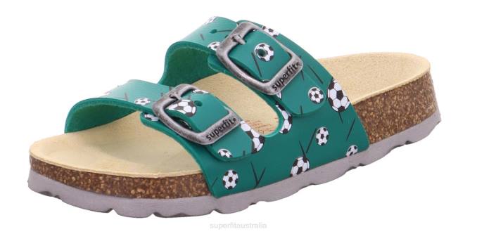 superfit_green_toddlers_fussbettpantoffel_slipper_with_buckle_z6z8592.jpg Superfit Green Toddlers FUSSBETTPANTOFFEL - Slipper with Buckle Z6Z8592 - Image 1