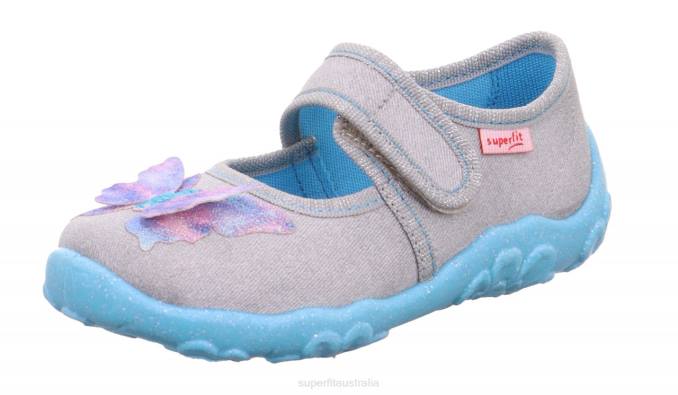 superfit_grey_babies_bonny_slipper_with_velcro_fastener_z6z8119.jpg Superfit Grey Babies BONNY - Slipper with Velcro Fastener Z6Z8119 - Image 1