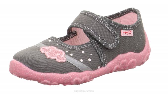 superfit_grey_babies_bonny_slipper_with_velcro_fastener_z6z861.jpg Superfit Grey Babies BONNY - Slipper with Velcro Fastener Z6Z861 - Image 1