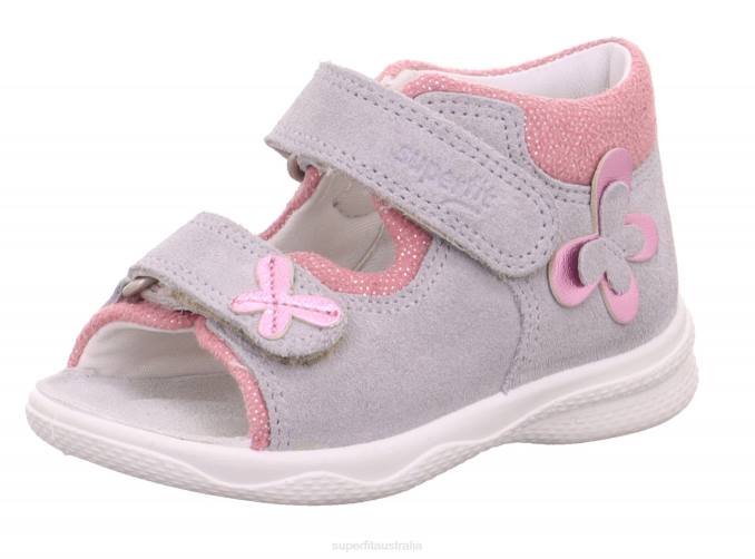 superfit_grey_babies_polly_sandal_with_velcro_fastener_z6z8165.jpg Superfit Grey Babies POLLY - Sandal with Velcro Fastener Z6Z8165 - Image 1