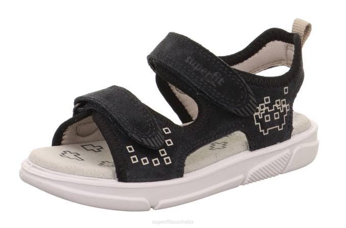 superfit_grey_black_toddlers_pixie_sandal_with_velcro_fastener_z6z8659.jpg Superfit Grey/Black Toddlers PIXIE - Sandal with Velcro Fastener Z6Z8659 - Image 1