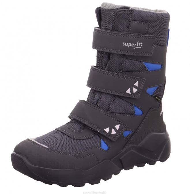 superfit_grey_blue_kids_teens_rocket_boot_with_velcro_fastener_z6z8928.jpg Superfit Grey/Blue Kids & Teens ROCKET - Boot with Velcro Fastener Z6Z8928 - Image 1
