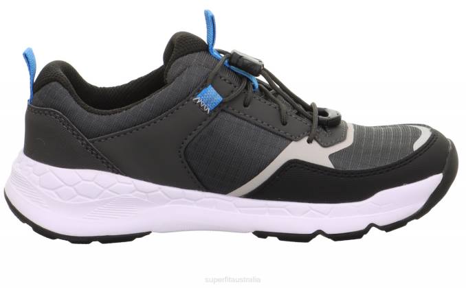 Superfit Grey/Blue Toddlers FREE RIDE - Sneakers low with Quick release fastener Z6Z8888 - Image 2