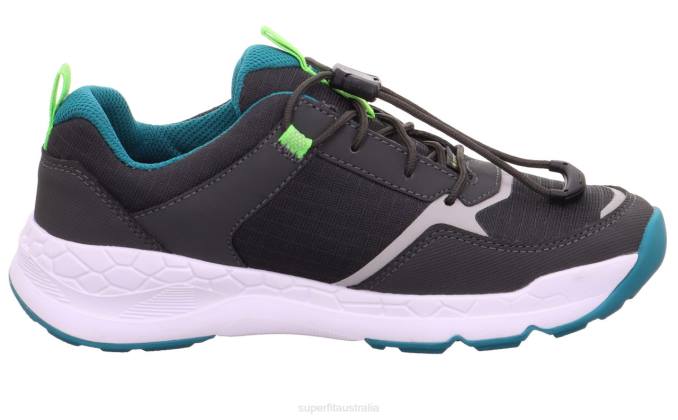 Superfit Grey/Green Toddlers FREE RIDE - Sneakers low with Quick release fastener Z6Z8887 - Image 2