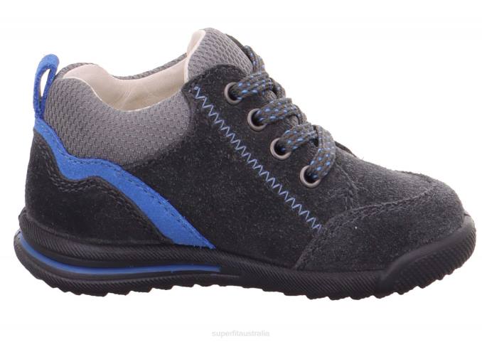 Superfit Grey/Light Blue Babies AVRILE MINI - Sneakers low with Lacing Z6Z8404 - Image 2