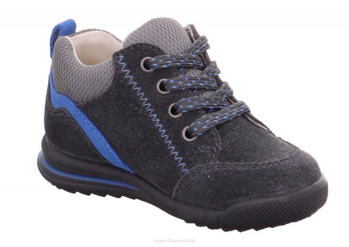 Superfit Grey/Light Blue Babies AVRILE MINI - Sneakers low with Lacing Z6Z8404 - Image 4