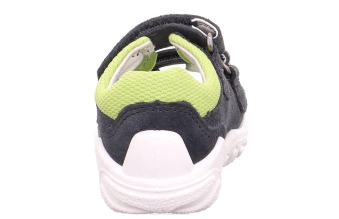 Superfit Grey/Light Green Babies FLOW - Sandal with Velcro Fastener Z6Z8204 - Image 3