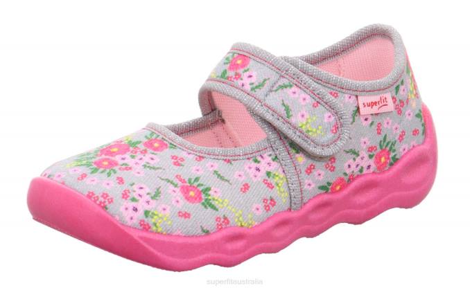 superfit_grey_multicoloured_babies_bubble_slipper_with_velcro_fastener_z6z8117.jpg Superfit Grey/Multicoloured Babies BUBBLE - Slipper with Velcro Fastener Z6Z8117 - Image 1