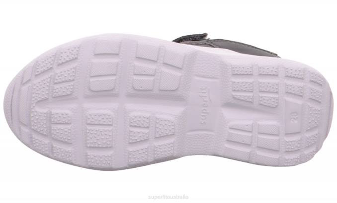 Superfit Grey/Orange Kids & Teens RUSH - Sneakers low with Velcro Fastener Z6Z8527 - Image 5