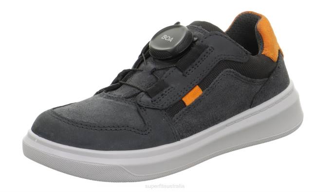 superfit_grey_orange_toddlers_cosmo_sneakers_low_with_boa_fit_system_z6z8832.jpg Superfit Grey/Orange Toddlers COSMO - Sneakers low with BOA Fit System Z6Z8832 - Image 1