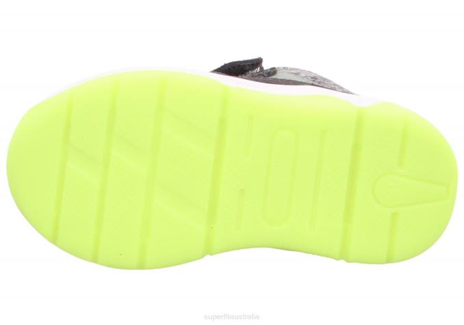 Superfit Grey/Yellow Babies COOPER - Sneakers low with Velcro Fastener Z6Z8286 - Image 5