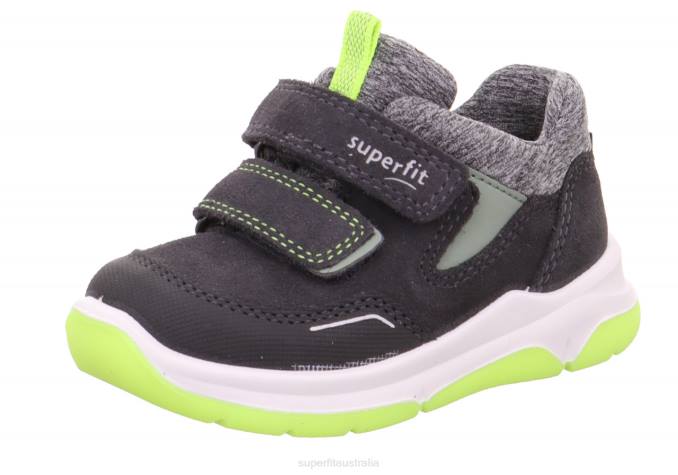 Superfit Grey/Yellow Babies COOPER - Sneakers low with Velcro Fastener Z6Z8286 - Image 1