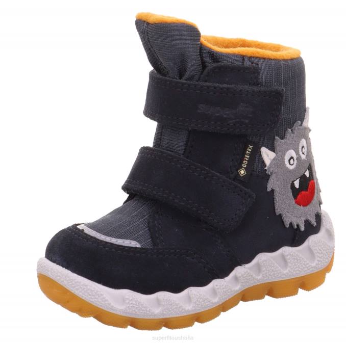superfit_grey_yellow_babies_icebird_boot_with_velcro_fastener_z6z8451.jpg Superfit Grey/Yellow Babies ICEBIRD - Boot with Velcro Fastener Z6Z8451 - Image 1
