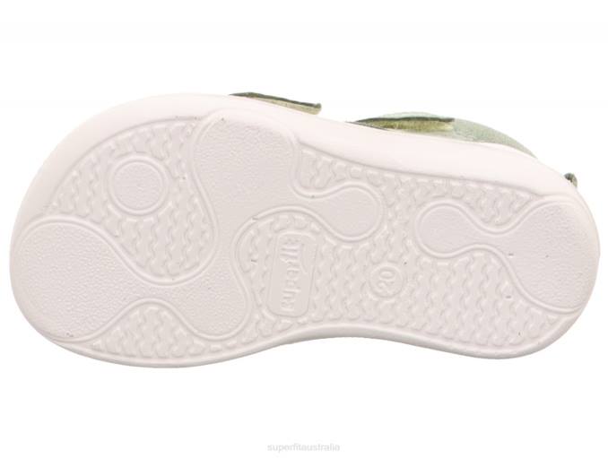 Superfit Light Green Babies SUPERFREE - Sneakers high with Velcro Fastener Z6Z8298 - Image 5