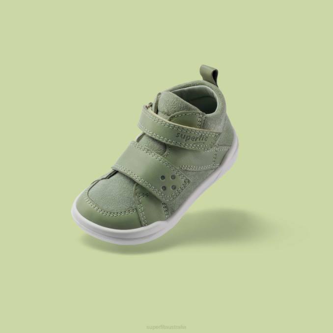Superfit Light Green Babies SUPERFREE - Sneakers high with Velcro Fastener Z6Z8298 - Image 6