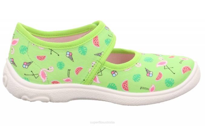 Superfit Light Green/Multicoloured Babies BELINDA - Slipper with Velcro Fastener Z6Z898 - Image 2