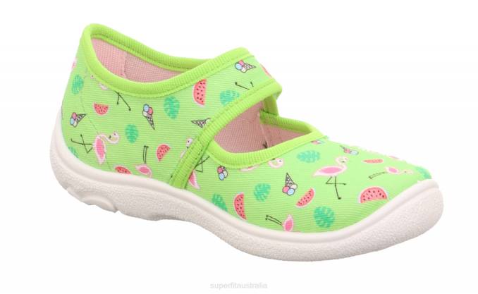 Superfit Light Green/Multicoloured Babies BELINDA - Slipper with Velcro Fastener Z6Z898 - Image 4
