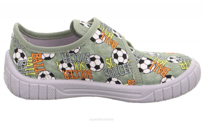Superfit Light Green/Multicoloured Babies BILL - Slipper with Velcro Fastener Z6Z875 - Image 2