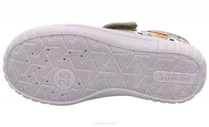 Superfit Light Green/Multicoloured Babies BILL - Slipper with Velcro Fastener Z6Z875 - Image 5