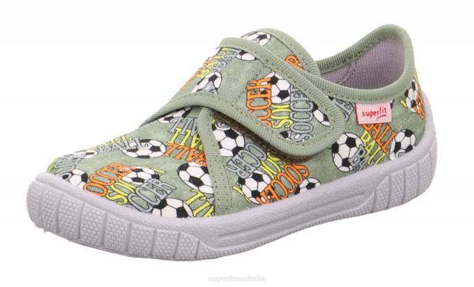 superfit_light_green_multicoloured_babies_bill_slipper_with_velcro_fastener_z6z875.jpg Superfit Light Green/Multicoloured Babies BILL - Slipper with Velcro Fastener Z6Z875 - Image 1