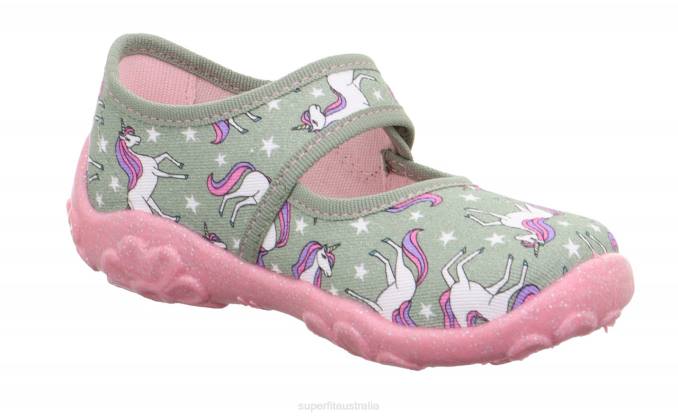 Superfit Light Green/Multicoloured Babies BONNY - Slipper with Velcro Fastener Z6Z836 - Image 4