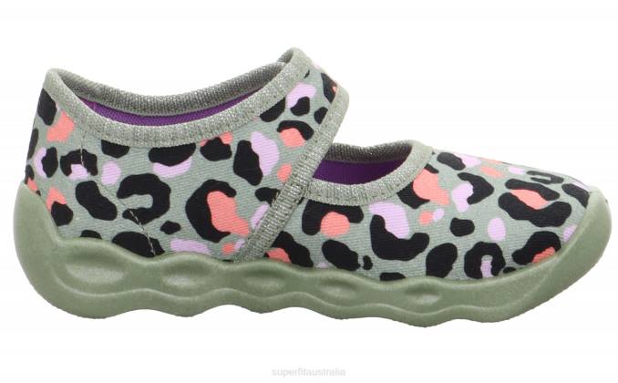 Superfit Light Green/Multicoloured Babies BUBBLE - Slipper with Velcro Fastener Z6Z871 - Image 2