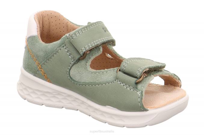Superfit Light Green/Orange Babies LAGOON - Sandal with Velcro Fastener Z6Z8182 - Image 4