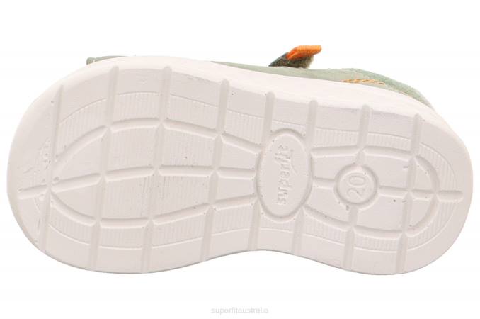 Superfit Light Green/Orange Babies LAGOON - Sandal with Velcro Fastener Z6Z8182 - Image 5