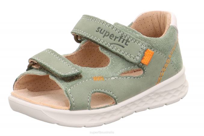 superfit_light_green_orange_babies_lagoon_sandal_with_velcro_fastener_z6z8182.jpg Superfit Light Green/Orange Babies LAGOON - Sandal with Velcro Fastener Z6Z8182 - Image 1