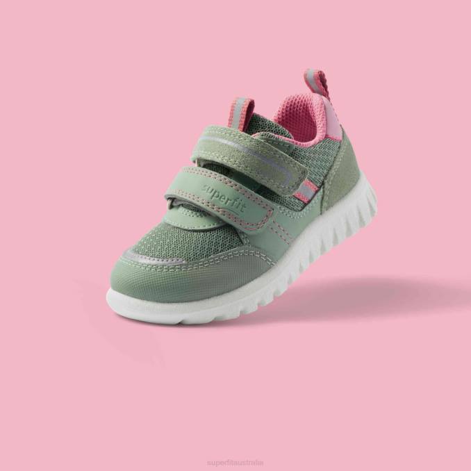 Superfit Light Green/Pink Babies SPORT7 MINI - Sneakers low with Velcro Fastener Z6Z8243 - Image 6