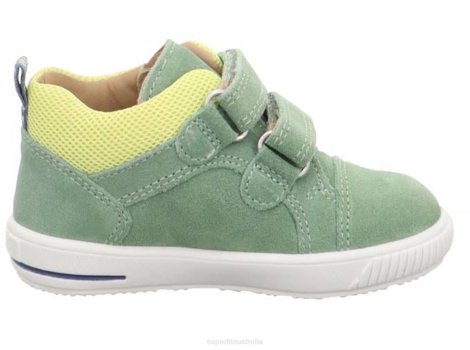 Superfit Light Green/Yellow Babies MOPPY - Sneakers low with Velcro Fastener Z6Z8336 - Image 2