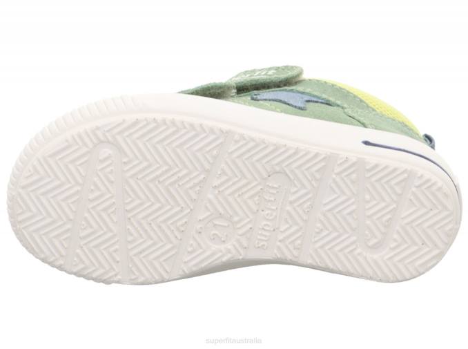 Superfit Light Green/Yellow Babies MOPPY - Sneakers low with Velcro Fastener Z6Z8336 - Image 5