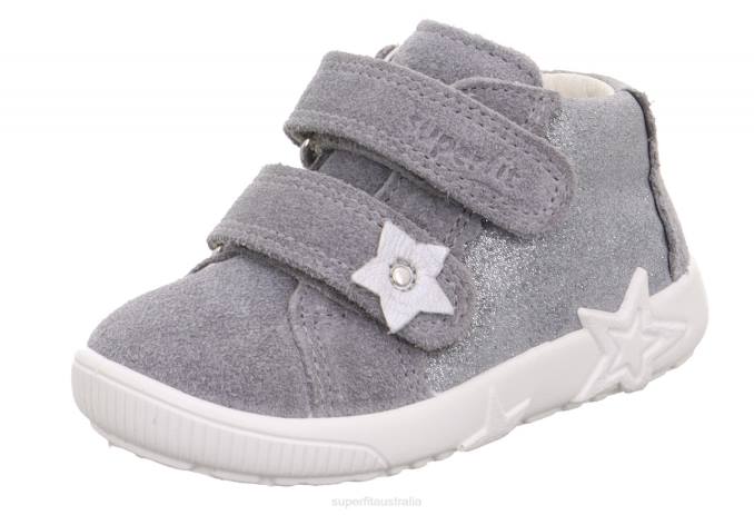 superfit_light_grey_babies_starlight_sneakers_low_with_velcro_fastener_z6z8271.jpg Superfit Light Grey Babies STARLIGHT - Sneakers low with Velcro Fastener Z6Z8271 - Image 1