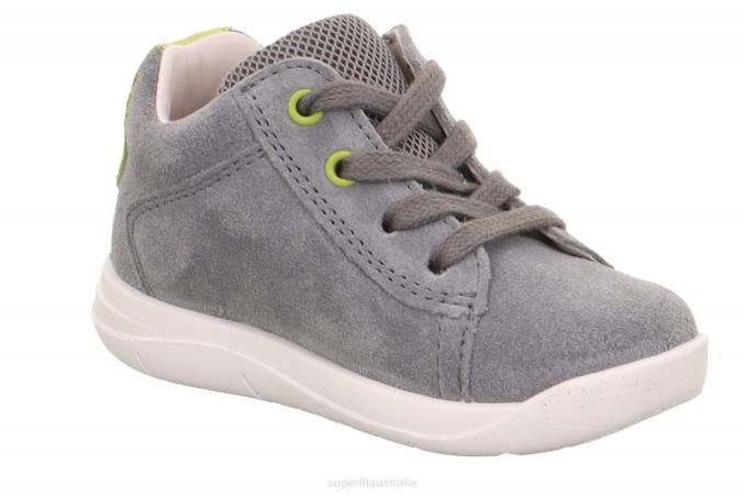 Superfit Light Grey/Green Babies LILLO - Sneakers low with Lacing Z6Z8350 - Image 4