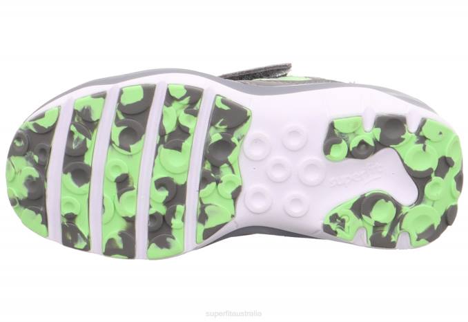 Superfit Light Grey/Light Green Toddlers SPORT5 - Sneakers low with Velcro Fastener Z6Z8826 - Image 5