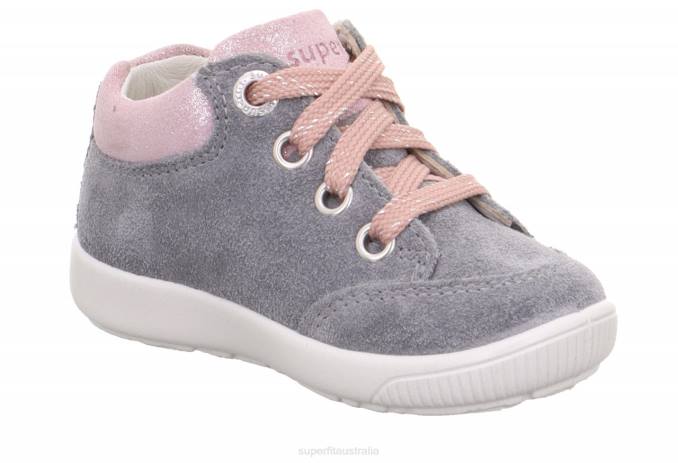 Superfit Light Grey/Pink Babies STARLIGHT - Sneakers low with Lacing Z6Z8326 - Image 4