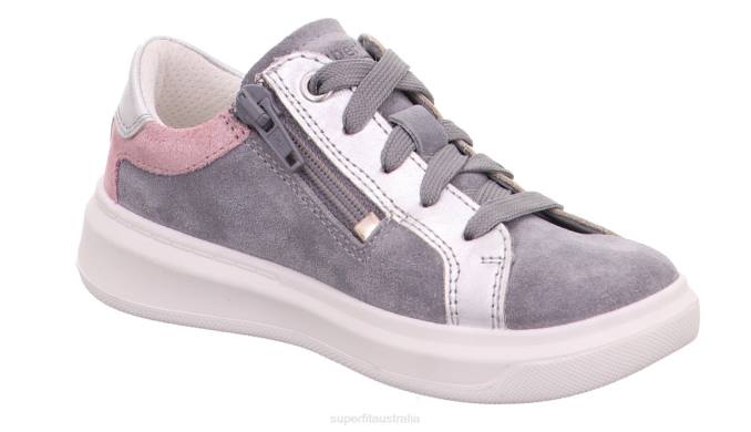 Superfit Light Grey/Pink Toddlers COSMO - Sneakers low with Lacing Z6Z8799 - Image 4