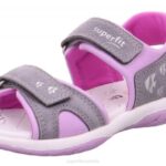 Superfit Light Grey/Purple Toddlers SUNNY - Sandal with Velcro Fastener Z6Z8638
