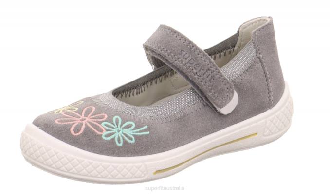 superfit_light_grey_toddlers_tensy_ballerina_with_velcro_fastener_z6z8608.jpg Superfit Light Grey Toddlers TENSY - Ballerina with Velcro Fastener Z6Z8608 - Image 1