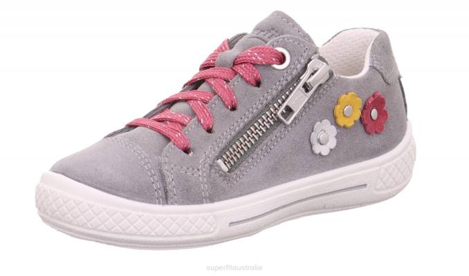 superfit_light_grey_toddlers_tensy_sneakers_low_with_zip_z6z8822.jpg Superfit Light Grey Toddlers TENSY - Sneakers low with Zip Z6Z8822 - Image 1