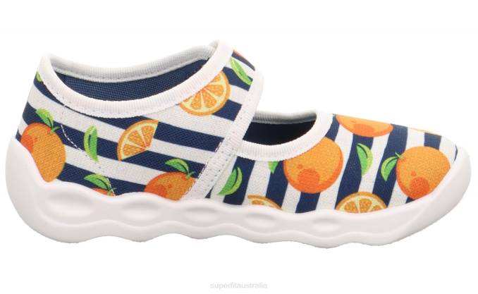 Superfit Orange/Multicoloured Babies BUBBLE - Slipper with Velcro Fastener Z6Z817 - Image 2