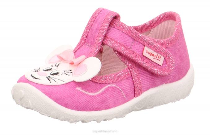 superfit_pink_babies_spotty_slipper_with_velcro_fastener_z6z883.jpg Superfit Pink Babies SPOTTY - Slipper with Velcro Fastener Z6Z883 - Image 1