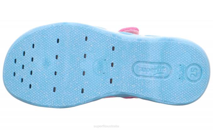 Superfit Pink/Multi Coloure Babies BUBBLE - Slipper with Velcro Fastener Z6Z8122 - Image 5