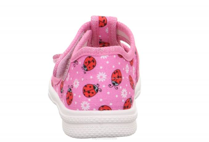 Superfit Pink/Multi Coloure Babies POLLY - Slipper with Velcro Fastener Z6Z876 - Image 3