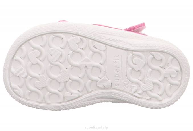 Superfit Pink/Multi Coloure Babies POLLY - Slipper with Velcro Fastener Z6Z876 - Image 5