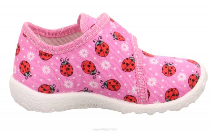 Superfit Pink/Multi Coloure Babies SPOTTY - Slipper with Velcro Fastener Z6Z824 - Image 2